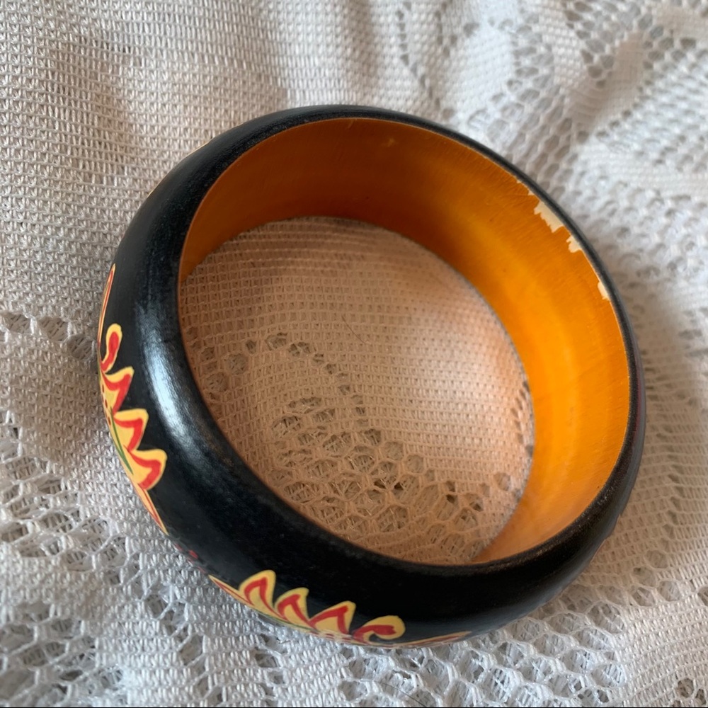 Hand Painted Bangle Bracelet - Picture 4 of 7